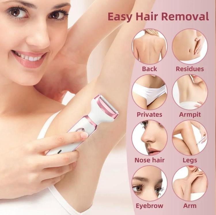 Ivory Glow - 4-in-1 Women's Electric Shaver