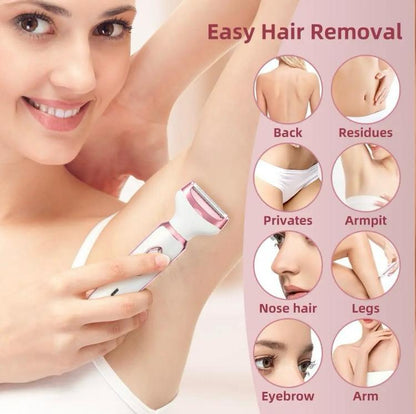 Ivory Glow - 4-in-1 Women's Electric Shaver