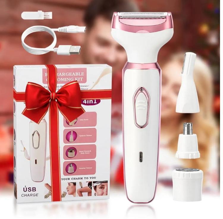 Ivory Glow - 4-in-1 Women's Electric Shaver